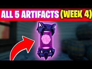 Week 4 Alien Artifacts in Fortnite