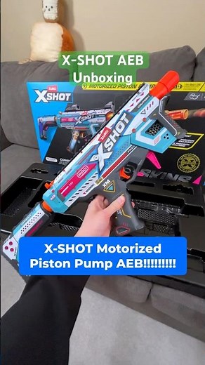 X-SHOT Pro Motorized Piston Pump AEB Unboxing