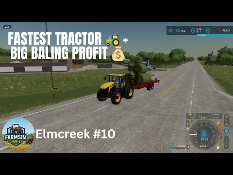 FS22 Elmcreek Start From Scratch Ep.10 | Merging Fields, Planting Grass & Big Baling Profit!