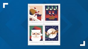 USPS unveils new Santa stamps ahead of the holiday season