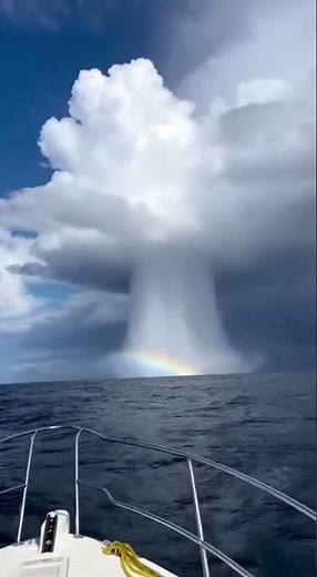 Sudden Microburst Strikes From Boat