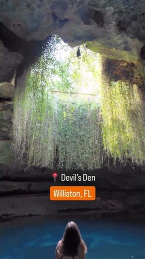 Is this place even real?😱 That’s exactly how I felt walking down the stairs into Devil’s Den