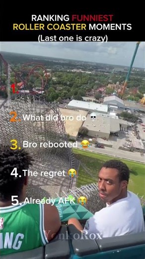 RANKING FUNNIEST ROLLER COASTER MOMENTS