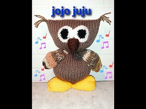 how to make a OWL | KNITTING MACHINE