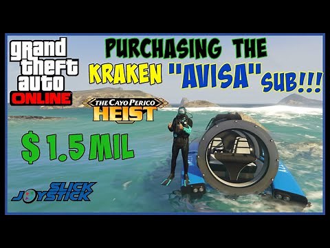 GTA 5 Online Purchasing The Kraken "Avisa" SUB - 1.5MIL Moon Pool Vehicle Review
