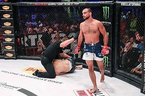 2.6K views · 24 reactions | Andrey Koreshkov is in action tonight in our Bellator 219 ⏪ Event Rewind ⏪ ⠀⠀⠀⠀⠀⠀⠀⠀⠀ Here's the kind of mayhem the Russian fighter is capable of inflicting  ⠀⠀⠀⠀⠀⠀⠀⠀ Watch the re-air on YouTube at 11pm BST: https://youtu.be/JSaPmwHgMRY | Bellator Europe | Facebook
