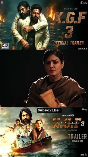 K.G.F: chapter 3 - official trailer rocking star yash | prabhas | Prashanth Neel | New trailers