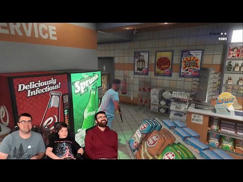 Robbing Stores And Police Chase With A Musket In GTA 5 Online With Uncle Jay!