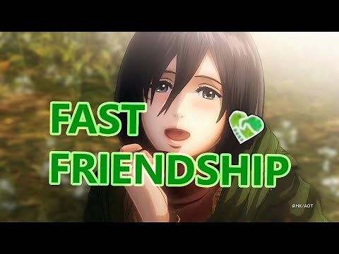 Attack on Titan 2 - Fastest mission to level up FRIENDSHIP
