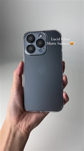 3.3K views | Anti-fingerprint GLASS case for your new iPhone  This is the Lucid Glass in (MATTE). | GALADO | Facebook