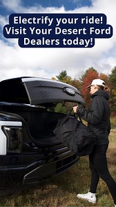 23 reactions | Trunk packed, plans made. #FordAmbassador Savilia’s F‑150 Lightning effortlessly carries her camping equipment and her bike without breaking a sweat. #partner With instant torque and zero emissions, this electric powerhouse redefines what a truck can do. Electrify your ride at #YourDesertFordDealers. #Arizona #Nevada | Desert Ford Dealers | Facebook