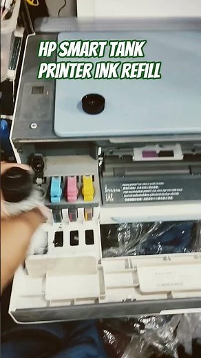 hp smart tank printer ink refill #how to refill ink in hp smart tank printer