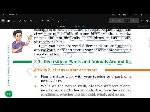 NCERT Class 6 Science Ch 2 Part-1 , Diversity in the living World