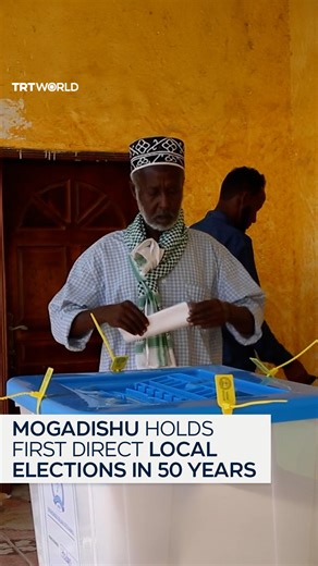 TRT World on Instagram: "Voters in Somalia’s capital, Mogadishu, headed to the polls on December 25 for local elections — marking the first time residents have cast direct ballots for their regional leaders since 1969."