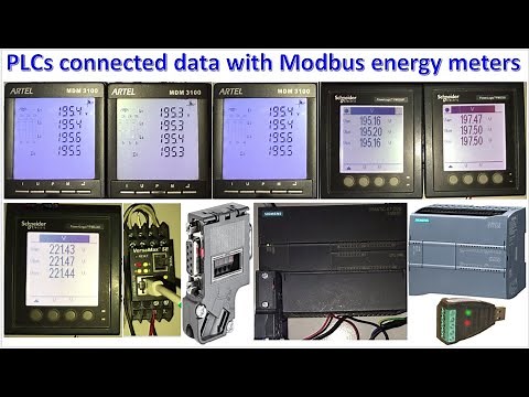 Modbus protocol programming communication with PLCs