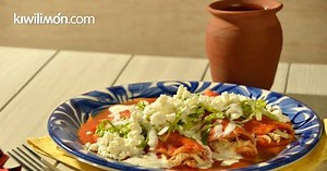 ¡HOY prepárate estas DELICIOSAS ENCHILADAS rojas con POLLO! | kiwilimón