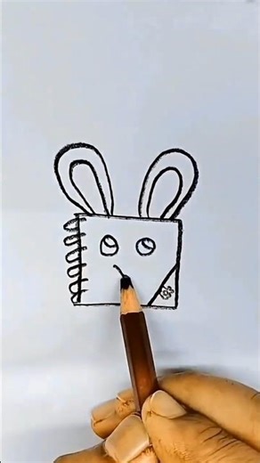 Easy Book Drawing for Beginners 📒 | Step by Step #shorts