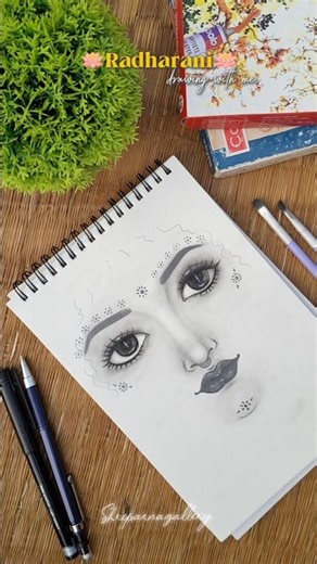 Radharani#art #artshorts #shorts #ytshorts #drawing #sketch #painting #reels #loveart #radha #krishn