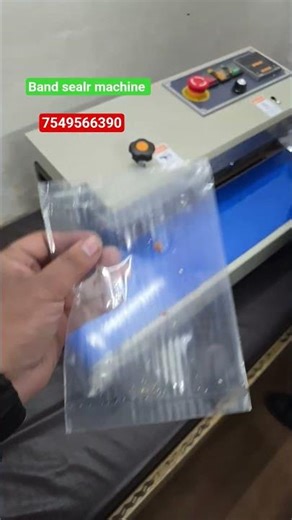 band sealar machine price 12000/- Pouch sealing machine