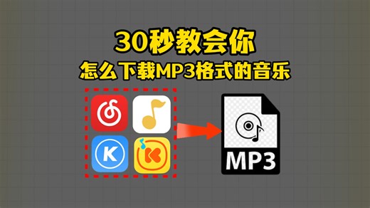 30秒教会你，怎么下载MP3格式的音乐