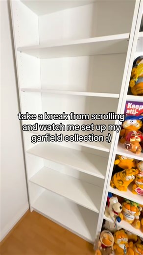 Garfieldoverlord on Instagram: "setting up my garfield collection :) #garfield #collection"