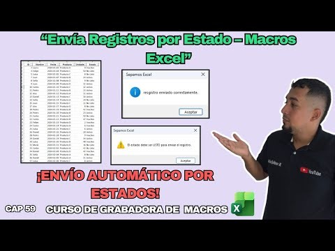 Envía Registros por Estado de Cumplimiento con un Solo Clic en Excel Macros Cap 59 #sepamosexcel