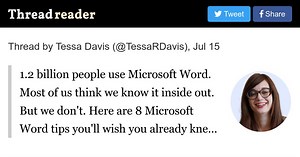 Thread by @TessaRDavis on Thread Reader App