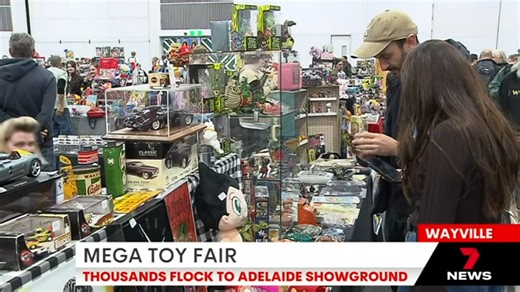Thousands of collectors, kids and kids at heart have descended on the Adelaide Showground for a Mega Toy Fair. Download the 7NEWS app: 7news.link/7newsapp #7NEWS | 7NEWS Adelaide
