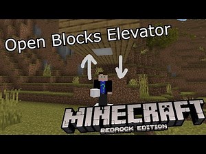 Open Blocks Elevator in Minecraft Bedrock Edition (Add-on)