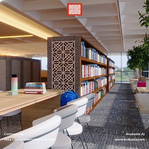 This unconventional school interior design embraces classical elegance, featuring towering columns and ornate detailings. Classical details weave their way through every nook and cranny, from archways to ceiling moldings, evoking a sense of timelessness. Amidst this majestic backdrop, education becomes an immersive experience, where students are inspired to dream, explore, and embark on their own intellectual odysseys. 🌟𝘾𝙤𝙢𝙢𝙚𝙧𝙘𝙞𝙖𝙡 𝙞𝙣𝙩𝙚𝙧𝙞𝙤𝙧 𝙙𝙚𝙨𝙞𝙜𝙣 𝙘𝙤𝙣𝙨𝙪𝙡𝙩𝙖𝙣𝙘𝙮 �