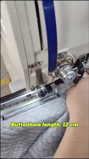 Electronic straight button holing machine, model UN-1790, buttonholing length:12cm.#SewingMachine