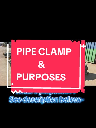 A pipe clamp (or piping clamp) is a mechanical support mechanism used to secure, guide, and hold pipes in various orientations, whether horizontal, vertical, or suspended. In industrial