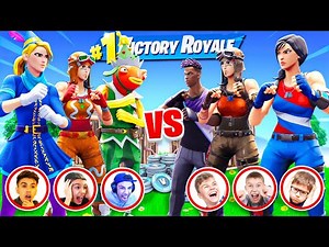 Brothers 4v4 WAGER Toxic Rival Clan In Fortnite For Vbucks! (Box Fights, Zone Wars)