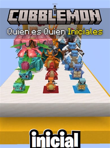 Pokémon en Minecraft: Guía de Iniciales Kanto