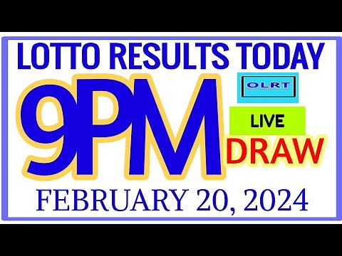 Lotto Results Today 9pm DRAW February 20, 2024 swertres results