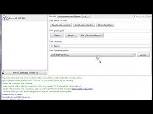 Epson Firmware Downgrade in regular mode