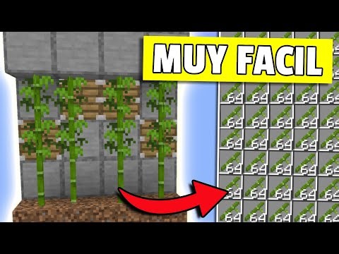 GRANJA de BAMBÚ MUY FACIL para MINECRAFT BEDROCK y JAVA 1.21