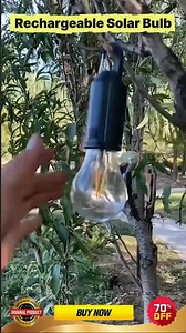 Hindi mo kailangang gumastos sa kuryente para magkaroon ng ilaw. Gamitin ang Rechargeable Solar Bulb — libre sa araw, maliwanag sa gabi! 🌙 ✅ Solar USB charging ✅ Long-lasting LED ✅ Perfect for camping & garden ✅ Eco-friendly Bilhin na ngayon — practical, matibay, at tipid sa power! ⚙️ | Solar Festive Lights