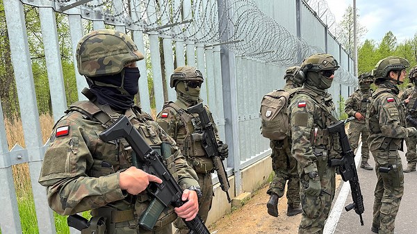 'We are at war': Polish troops battle Russia's migrant weapon on NATO's front line