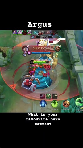 ARGUS UNSTOPPABLE! | Full Lifesteal & Endless Chase | Mobile Legends Montage#mobilelegends#argus#new