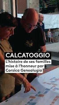 CALACATOGGIO : L'histoire de ses familles mise à l'honneur par Corsica Genealugia