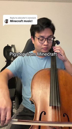 Replying to @zebcutler Pigstep from Minecraft! Its a really sick beat, just wish the cello could play more than one line at a time #cello #classicalmusic #minecraft #cellotok