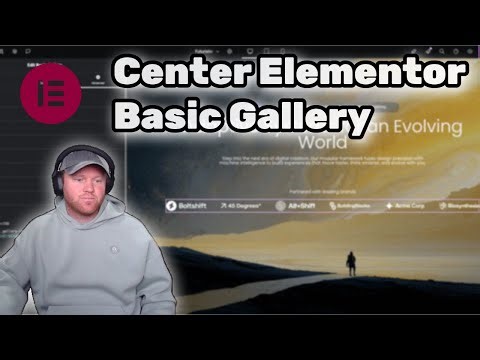 Align Elementor Basic Gallery Vertically | 1 Line CSS Fix