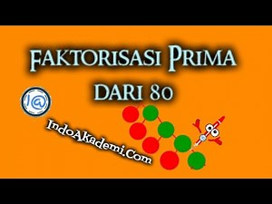 Faktorisasi Prima dari 80 - Faktor Prima dari 80