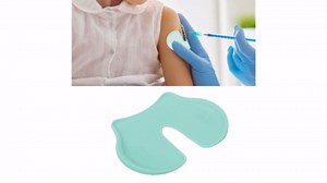 ZJchao Shot Helper Pain Blocker Device, 4PCS Shot Pain Reducer Reusable Plastic Immunization Shooting Assist Blocks Shot Blocker Hurt Blocker Shot Shot Blocks for Kids Adults