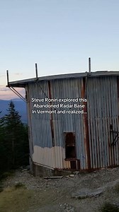 Exploring an abandoned radar base in Vermont with a chilling story | Steve Ronin