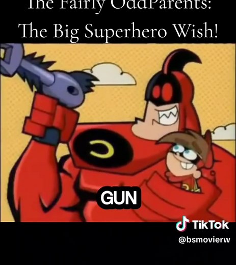 The Fairly OddParents The Big Superhero Wish! Follow me for new videos! #movies #cartoon #thefairlyoddparents #timmy #green #pink #chin #hero #wish #super #big #USA #scene #movieclips