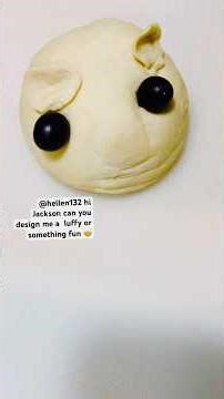 I made 😡 a luffy dough #anime #shorts #viral #youtubeshorts