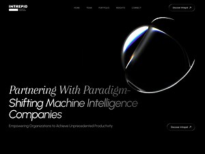 AI Venture & Growth Partner Website Design