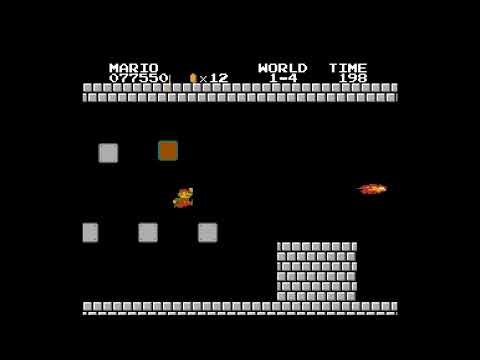 Classic Mario – Level 1 Stage 4 Full Play 1-4 #SuperMario #ClassicMario #RetroGaming